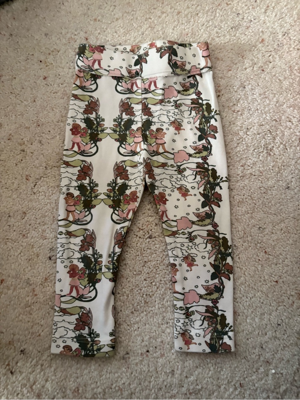 Kate Quinn Organics Rose Fairies Leggings 12-18 month